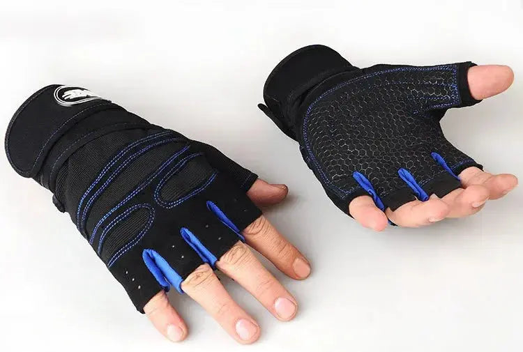 Gym Gloves for Men Women Fitness Weight Lifting Wristband Gloves Body Building Training Sports Exercise Cycling Glove Shockproof EnjoyingLeb Online