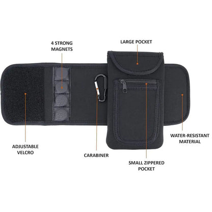 Non Slip Magnetic Gym Water Bottle Bag With Phone Pocket Magnetic Fitness Sling Bag Portable Magnetic Water Bottle Carrier Bag EnjoyingLeb Online