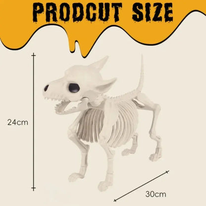 Halloween Decor Creative Home Ornament Animal Skeleton Little Wolf Skeleton Indoor Outdoor Garden Decoration EnjoyingLeb Online