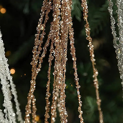 90cm Glitter Twig Ornaments Branches For Christmas Tree Vase Party Wedding navidad Atmosphere decorations Branches Sparkling EnjoyingLeb Online