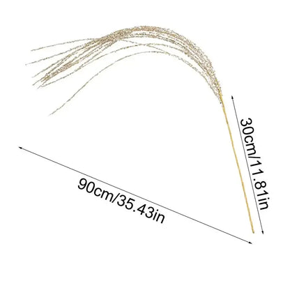 90cm Glitter Twig Ornaments Branches For Christmas Tree Vase Party Wedding navidad Atmosphere decorations Branches Sparkling EnjoyingLeb Online