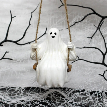 Halloween Decorations Ghost Figurines Halloween Ghost Hanging Ornament for Halloween Holiday Parties Decor EnjoyingLeb Online