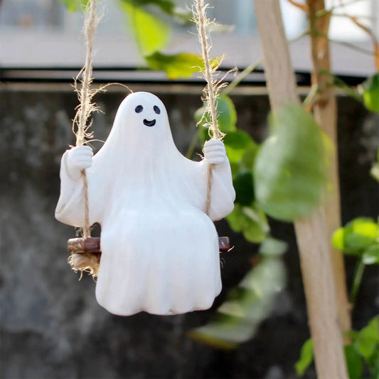 Halloween Decorations Ghost Figurines Halloween Ghost Hanging Ornament for Halloween Holiday Parties Decor EnjoyingLeb Online