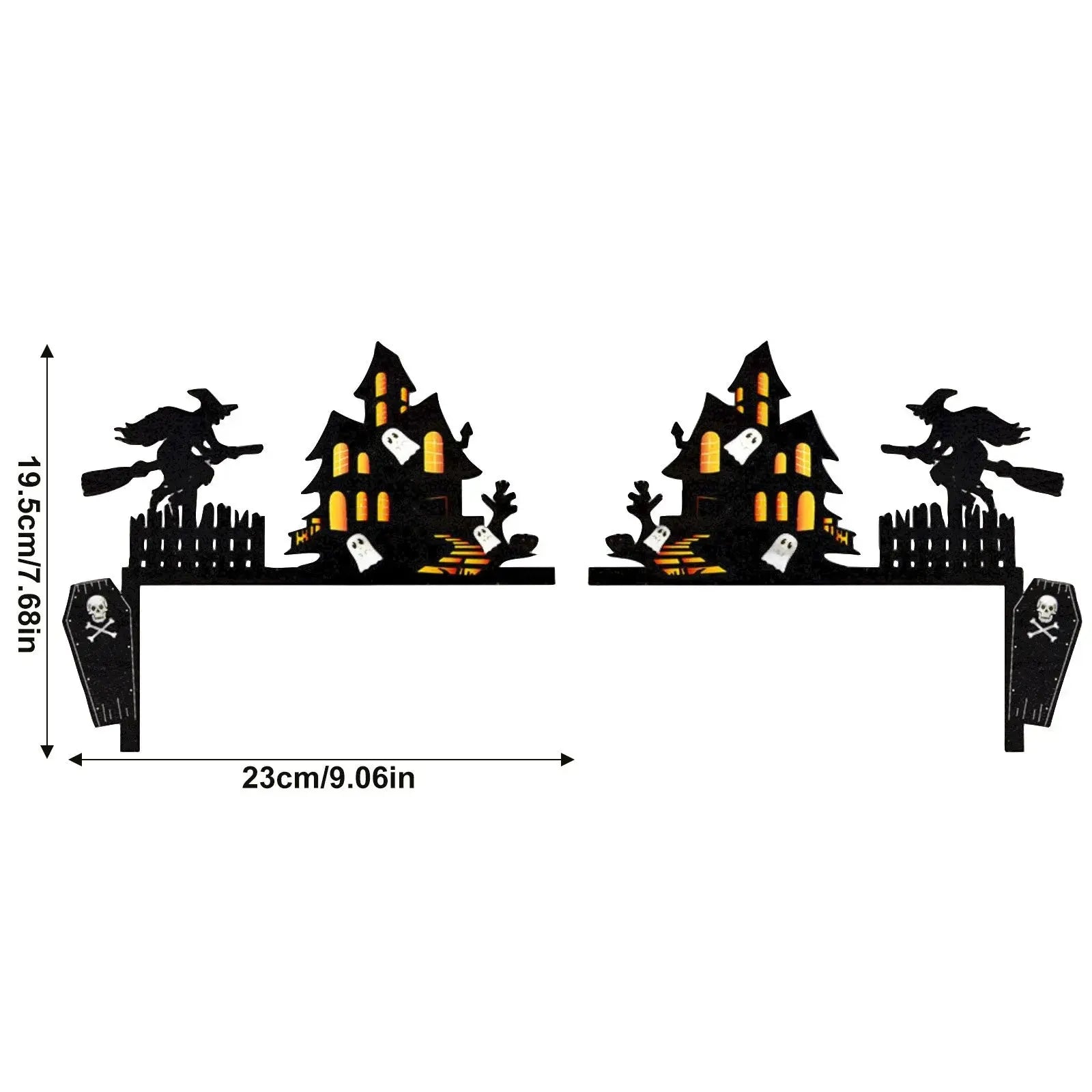 Halloween Creative Interesting Door Atmosphere Decoration, A Beautiful Scenery At Your Door Halloween Party Welcome Decor, Gift EnjoyingLeb Online