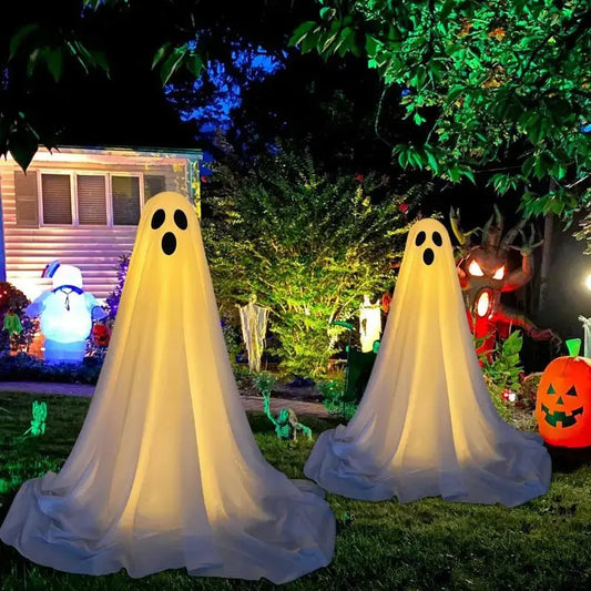 Halloween Decorations 1 Pack Outdoor Halloween Party Decorations Indoor Spooky Ghost Decor with Remote Control String Light EnjoyingLeb Online