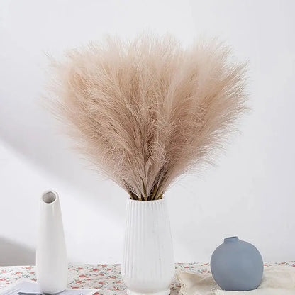 10pcs Artificial Reed Ins Wind Bouquet Imitation Flowers Bohemian Home Living Room Decor Fake Reed Christmas Wedding Decoration EnjoyingLeb Online