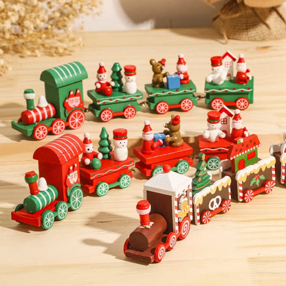 Christmas Train Merry Christmas Decorations For Home 2025 Cristmas Ornament Xmas Navidad Noel Gifts Happy New Year 2026 Gifts EnjoyingLeb Online