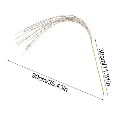 90cm Glitter Twig Ornaments Branches For Christmas Tree Vase Party Wedding navidad Atmosphere decorations Branches Sparkling EnjoyingLeb Online