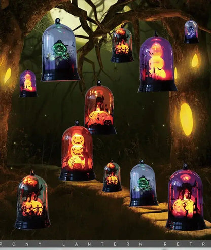 Halloween party decorations Halloween pumpkin witch lampshade bar scene decoration props candlestick nightlight decor EnjoyingLeb Online