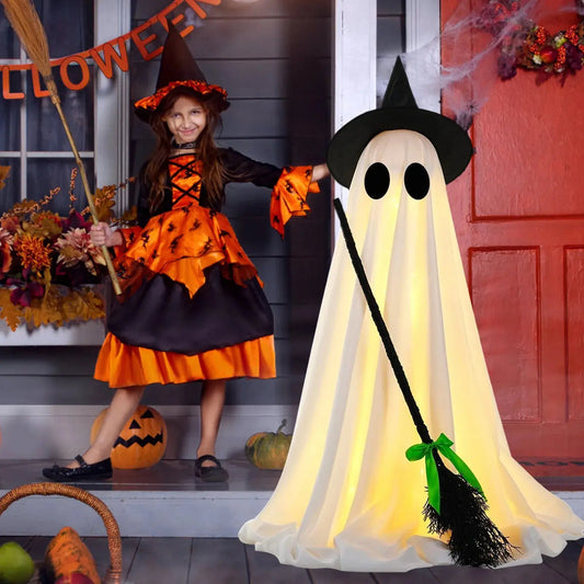 Halloween Decorations Indoor Spooky Halloween Decor With Witch Brooms Scary Decor With Led Lights For Front  Yard Garden Home EnjoyingLeb Online