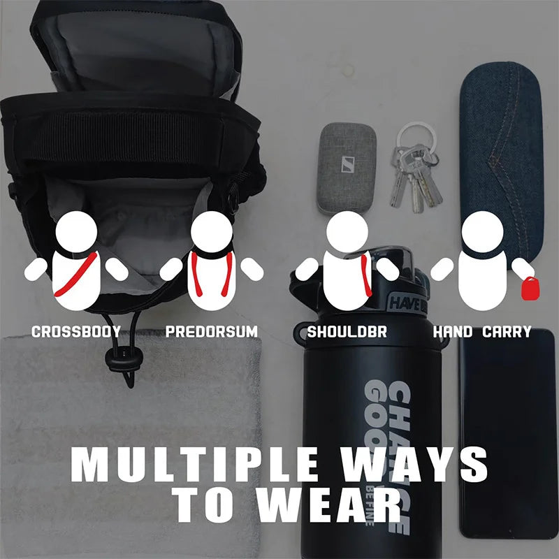 Magnetic Gym Bag Large Capacity Magnetic Carrier Bag With Phone Pocket Portable Gym Water Bottle Pouch Gym Accessories Organizer EnjoyingLeb Online