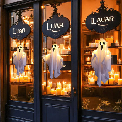 Halloween LED Ghost Lights Decorations Adjustable Hanging Spooky Decor for Halloween Party Home Outdoor Decoration EnjoyingLeb Online