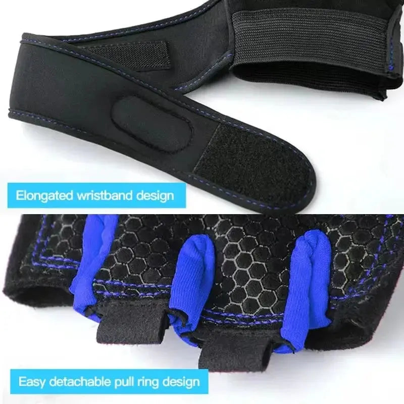 Gym Gloves for Men Women Fitness Weight Lifting Wristband Gloves Body Building Training Sports Exercise Cycling Glove Shockproof EnjoyingLeb Online