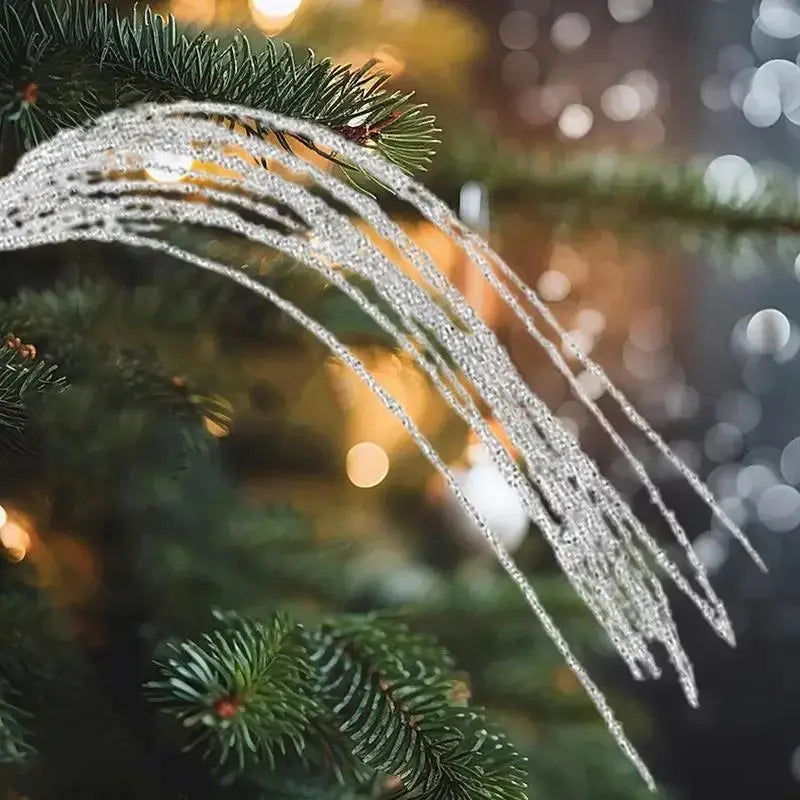 90cm Glitter Twig Ornaments Branches For Christmas Tree Vase Party Wedding navidad Atmosphere decorations Branches Sparkling EnjoyingLeb Online