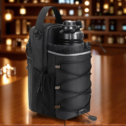 Magnetic Gym Bag Magnetic Sling Pocket Bottle Holder Crossbody Bag Gym Pouch for Men Women Gym Accessories Organizer EnjoyingLeb Online
