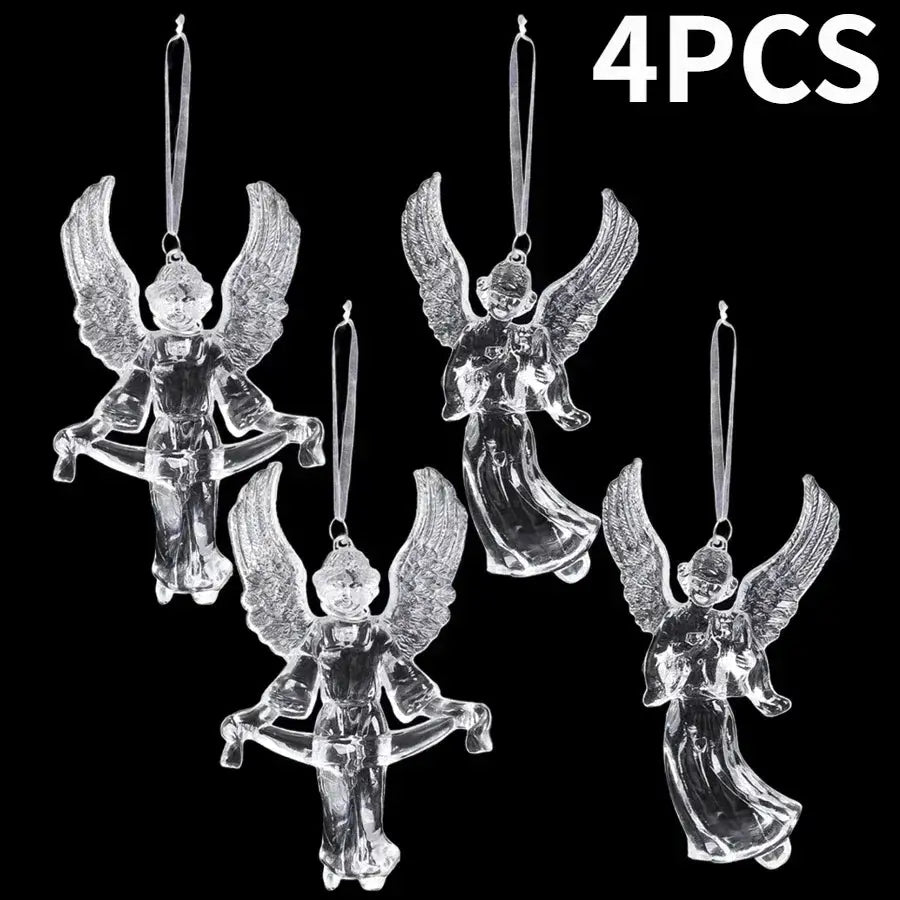 Crystal Clear Snowflake Hanging Ornaments Christmas Tree Pendants Icicle Decorations for DIY Xmas Wedding Party Ornament EnjoyingLeb Online