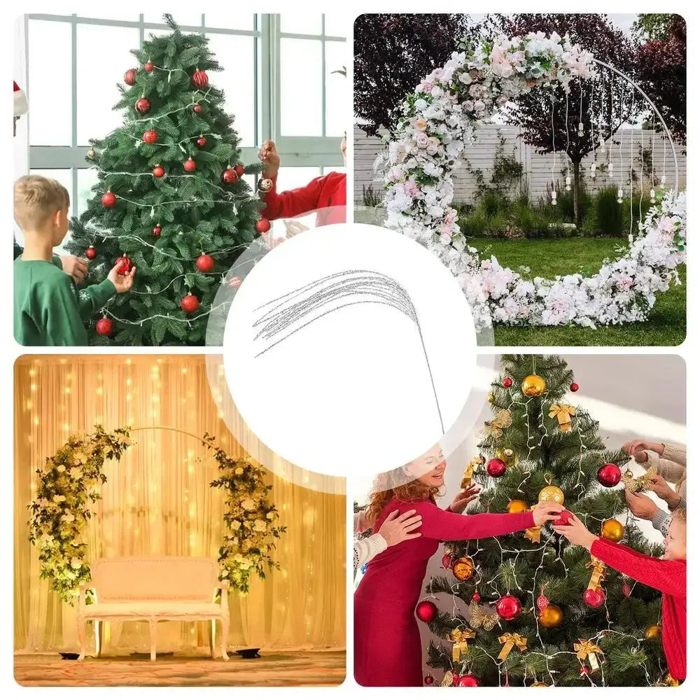 90cm Glitter Twig Ornaments Branches For Christmas Tree Vase Party Wedding navidad Atmosphere decorations Branches Sparkling EnjoyingLeb Online