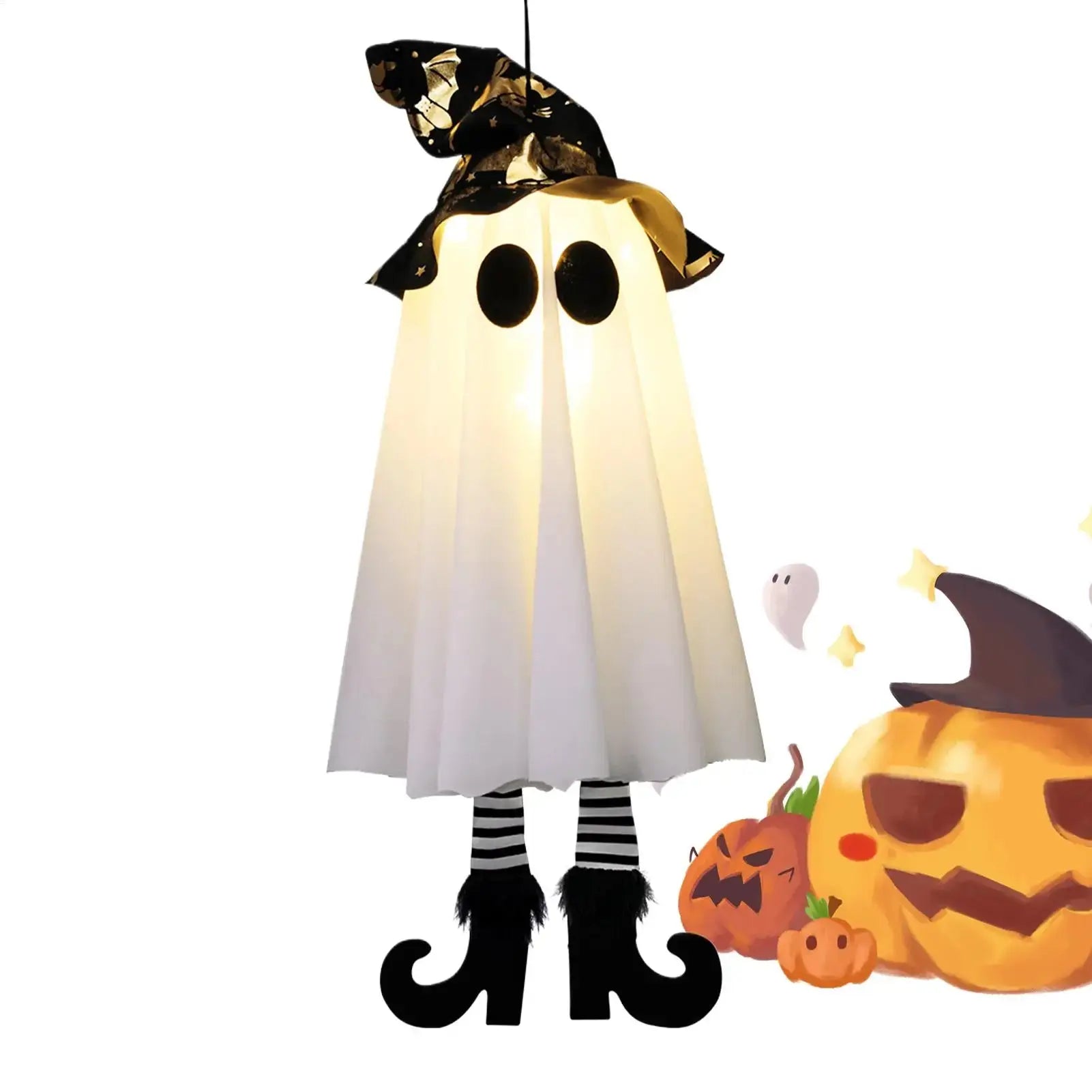 Halloween Decor LED Light Up Witch Ghost for Halloween Party Home Indoor Outdoor Yard Decoration Scary Hanging Ornaments Gift EnjoyingLeb Online
