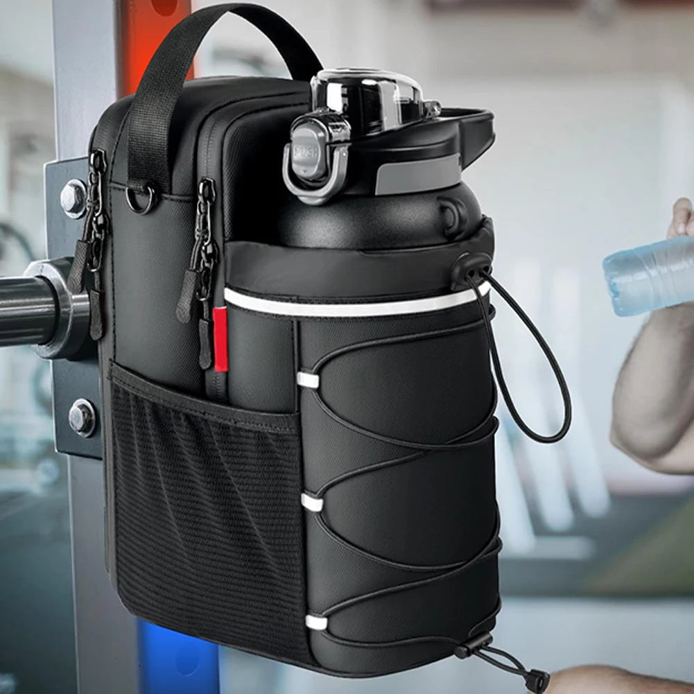 Magnetic Gym Bag Magnetic Sling Pocket Bottle Holder Crossbody Bag Gym Pouch for Men Women Gym Accessories Organizer EnjoyingLeb Online