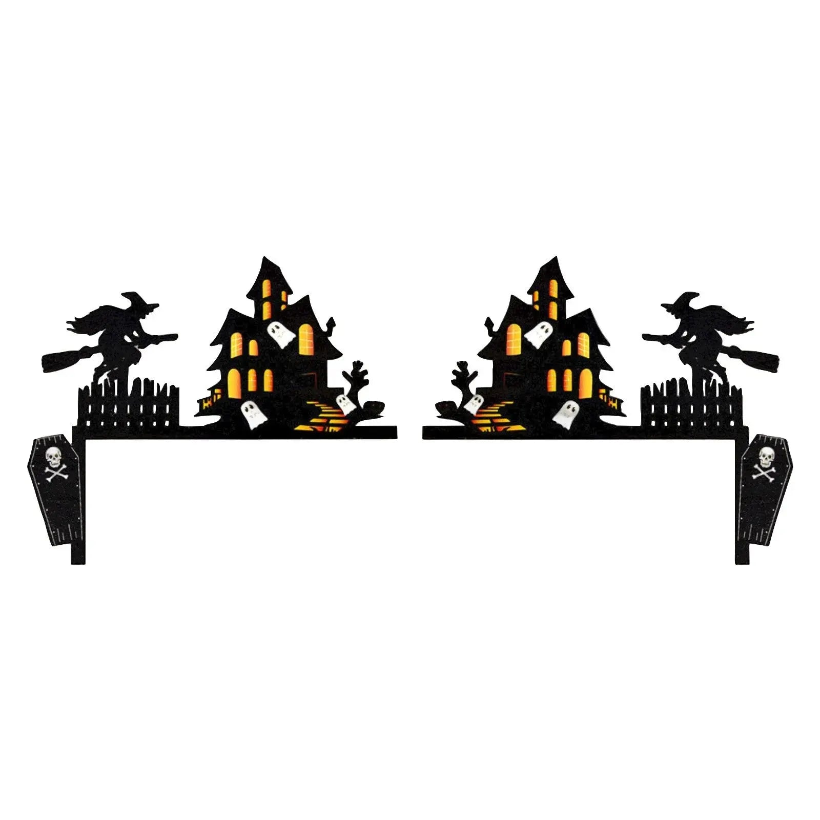 Halloween Creative Interesting Door Atmosphere Decoration, A Beautiful Scenery At Your Door Halloween Party Welcome Decor, Gift EnjoyingLeb Online