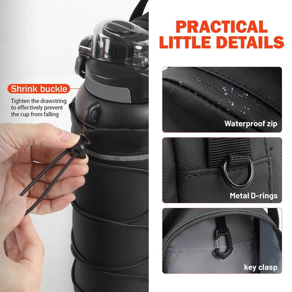 Magnetic Gym Bag Magnetic Sling Pocket Bottle Holder Crossbody Bag Gym Pouch for Men Women Gym Accessories Organizer EnjoyingLeb Online