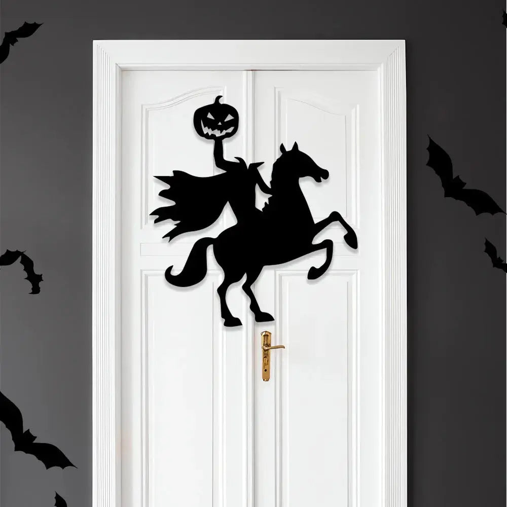 Halloween decoration room door stickers window decor skeleton hand pumpkin DIY devil witch hat glass window stickers ghost EnjoyingLeb Online