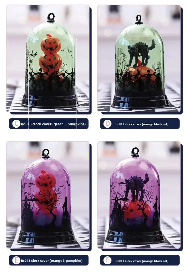 Halloween party decorations Halloween pumpkin witch lampshade bar scene decoration props candlestick nightlight decor EnjoyingLeb Online